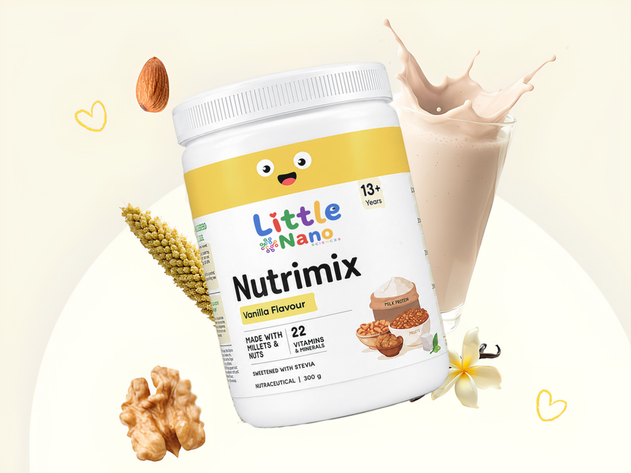 Nutrimix 13+ مسحوق فانيليا مغذٍ