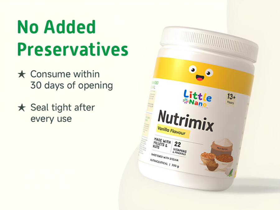 Nutrimix 13+ مسحوق فانيليا مغذٍ